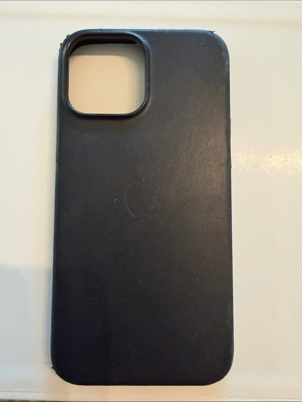 iPhone 13 ProMax Apple Black Leather iPhone Case - Slim Protective Cover